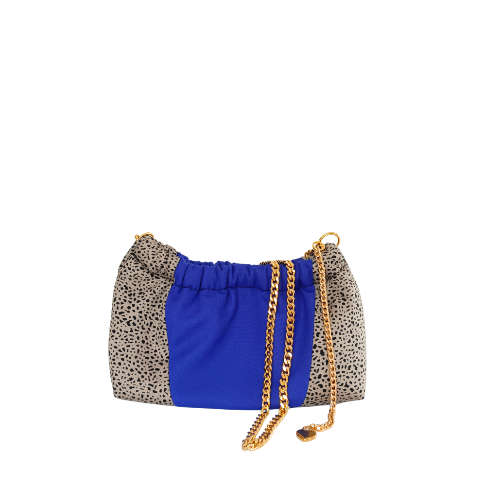 CHARLÈNE Mini sac à main | Violet & moucheté