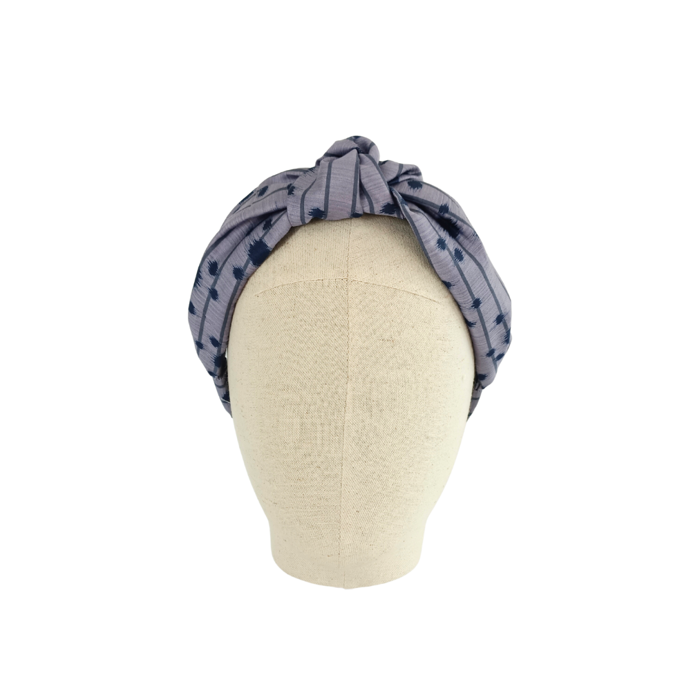 DIANA serre-tête | Parme et Bleu encre