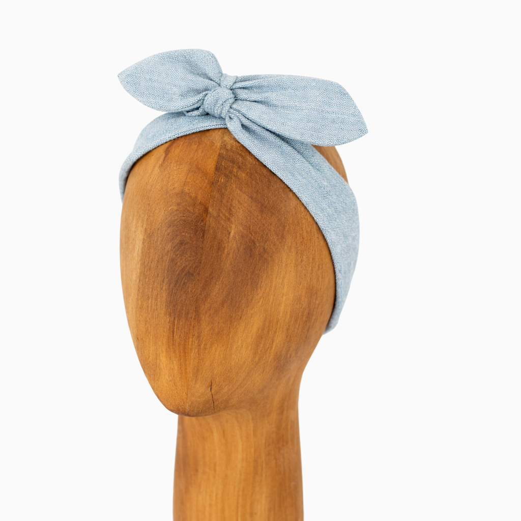 accessoire cheveux femme de la marque écoresponsable La Machine à récup qui revalorise des tissus avec la participation d'ateliers solidaires.