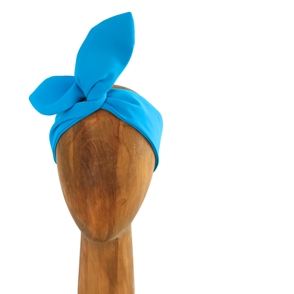 bandeau cheveux ajustable de la marque écoresponsable La Machine à récup qui revalorise des tissus avec la participation d'ateliers solidaires.