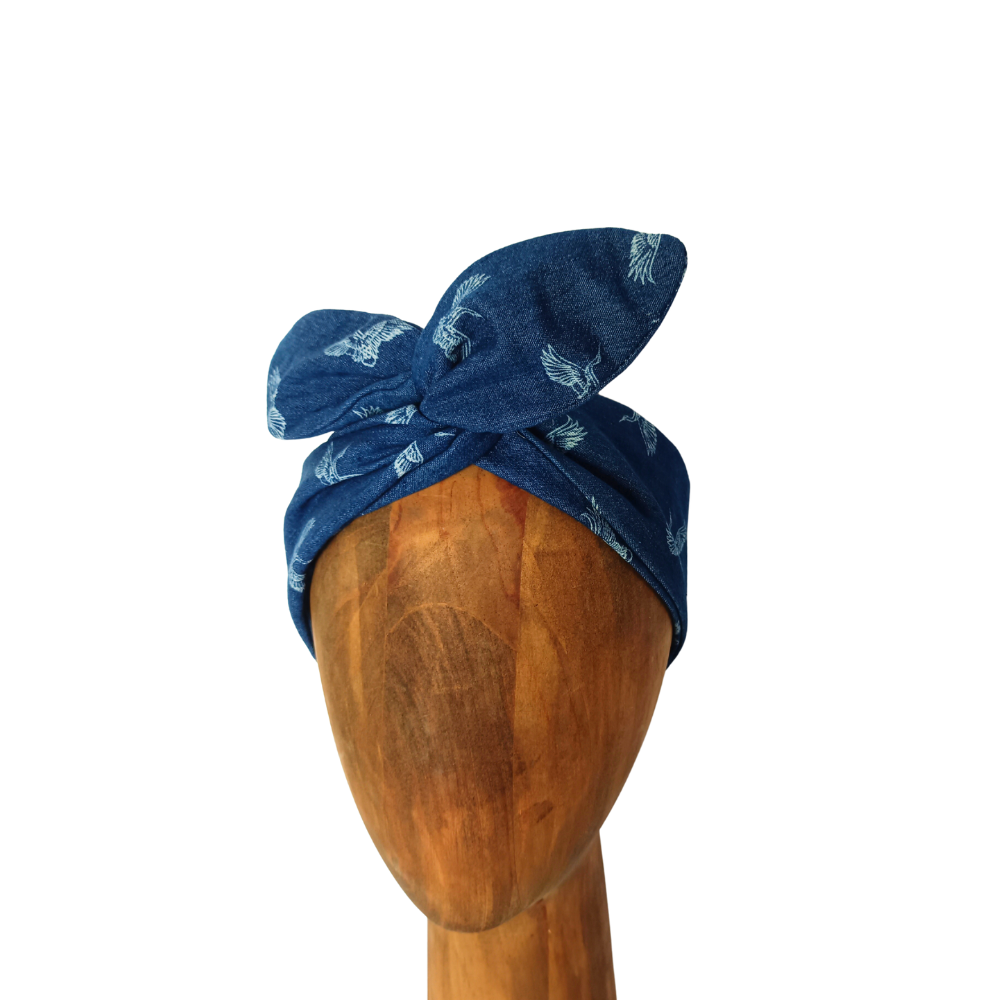 bandeau cheveux femme tendance issu de l'upcycling pour une mode plus engagée écologiquement