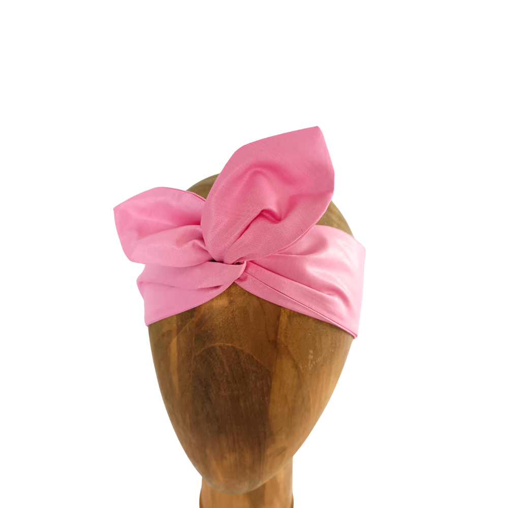 bandeau cheveux tendances de la marque écoresponsable La Machine à récup qui revalorise des tissus avec la participation d'ateliers solidaires.
