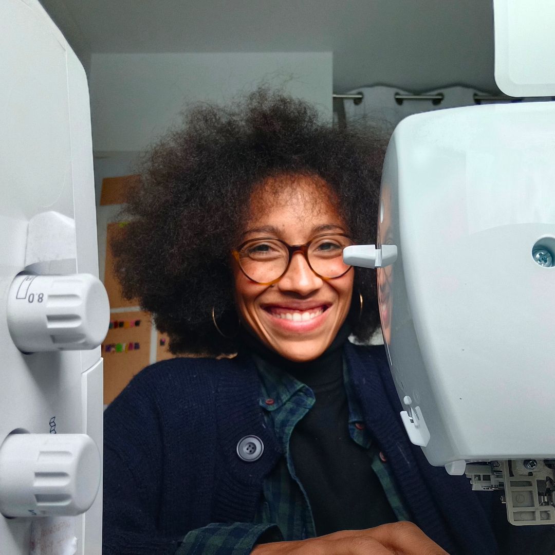 Naya bergeron créatrice de la marque éco-responsable française La Machine à Récup', qui propose des accessoires de mode en version upcycling 