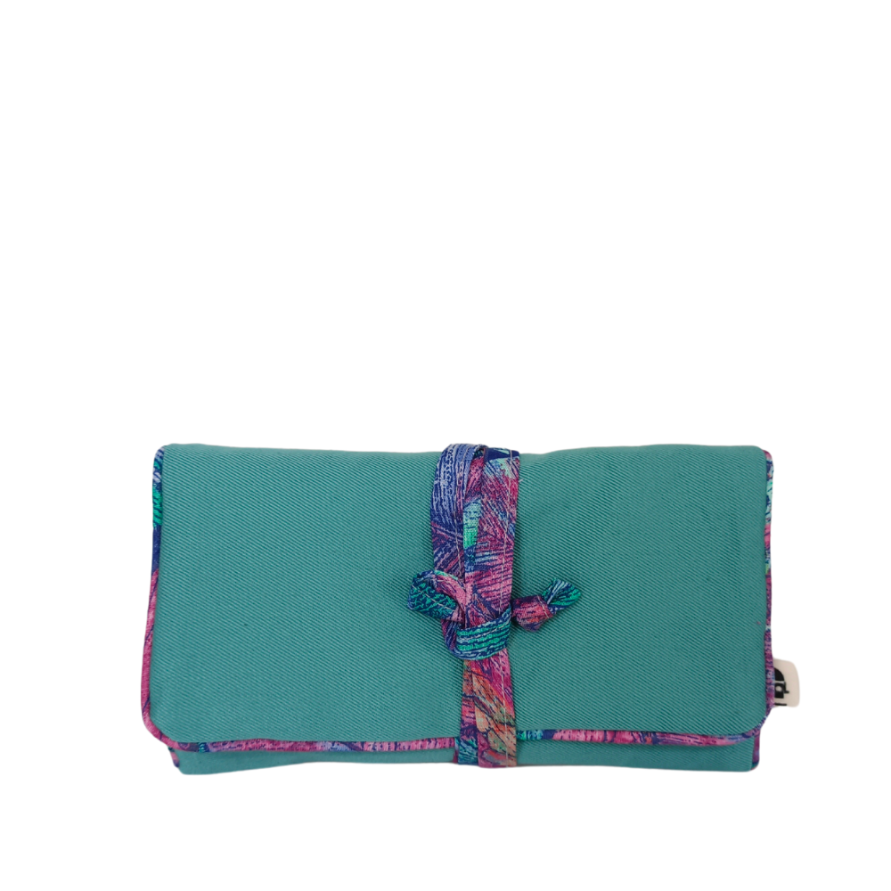 LOLA Pochette à bijoux, Turquoise