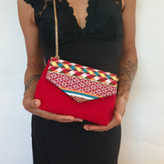 Sac créateur made in France de la marque écoresponsable La Machine à récup qui revalorise des tissus avec la participation d'ateliers solidaires.