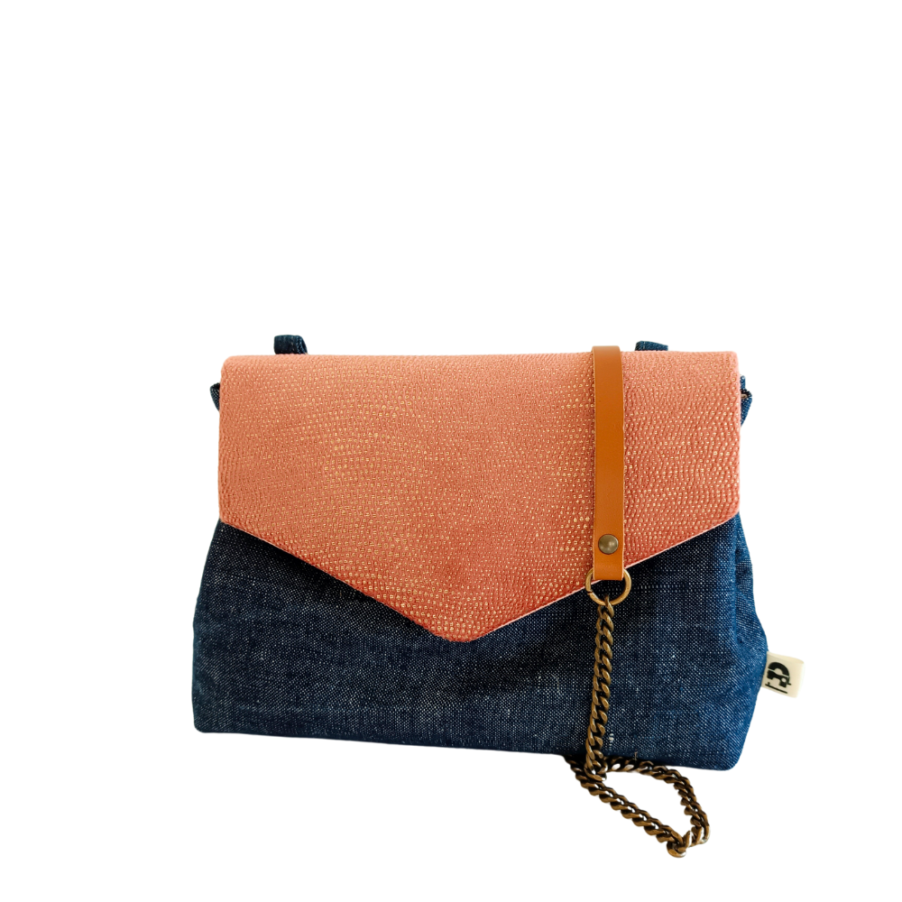 LÉONA Sac à main chaîne, Jean & Rose